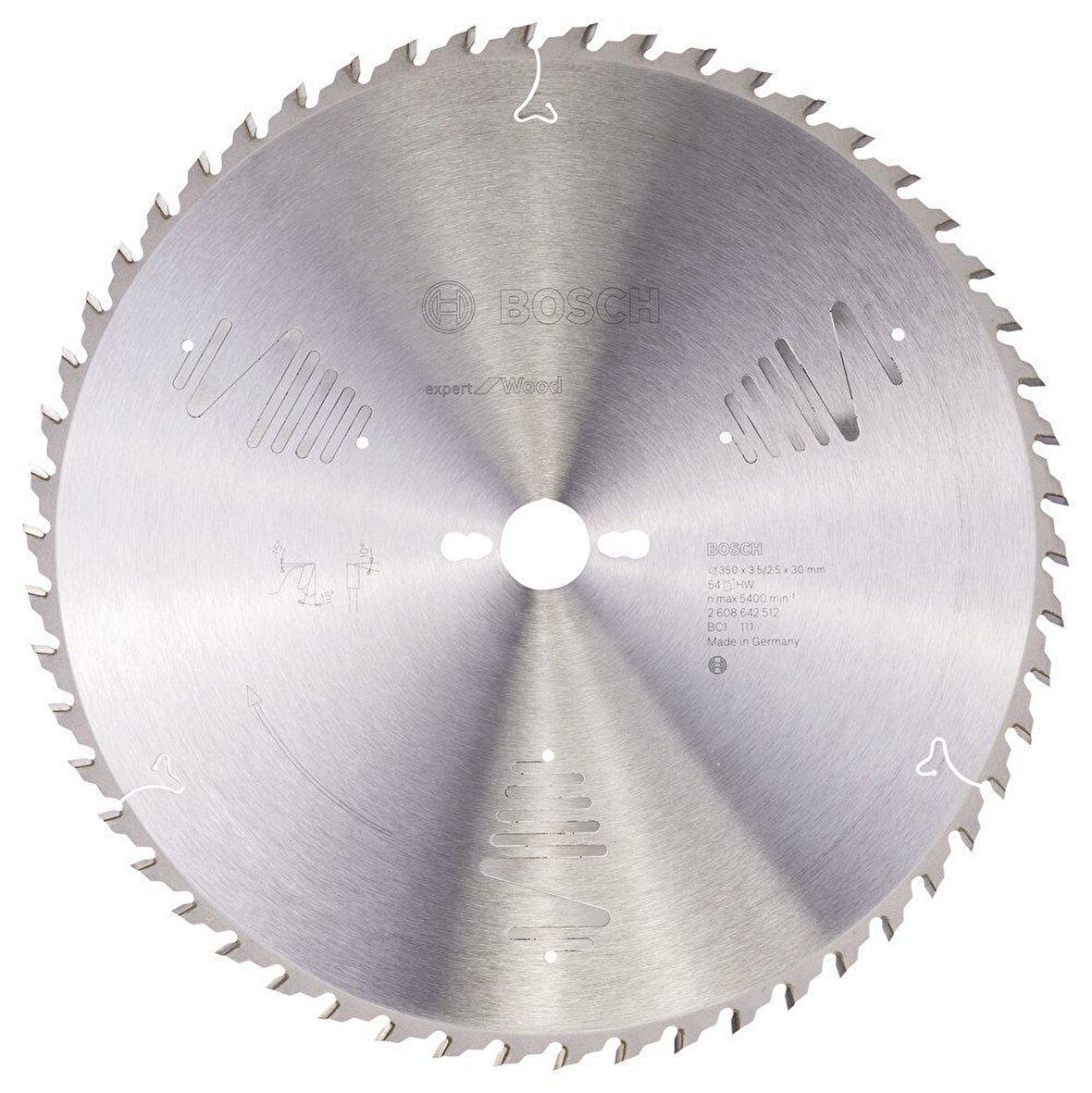 Bosch 350 mm 54 Diş Ahşap | Sunta Daire Testere Expert 2608642512